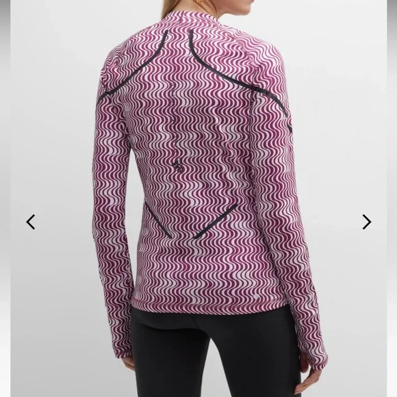 Adidas By Stella McCartney TruePurpose fitted printed long sleeve top - Picture 6 of 11